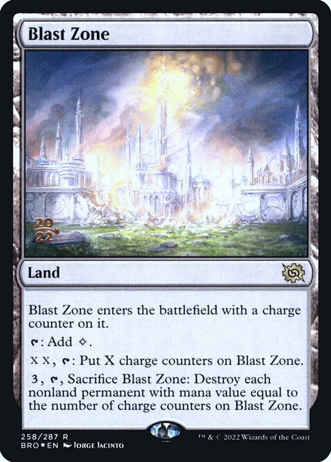 Blast Zone (The Brothers' War Promos #258s)