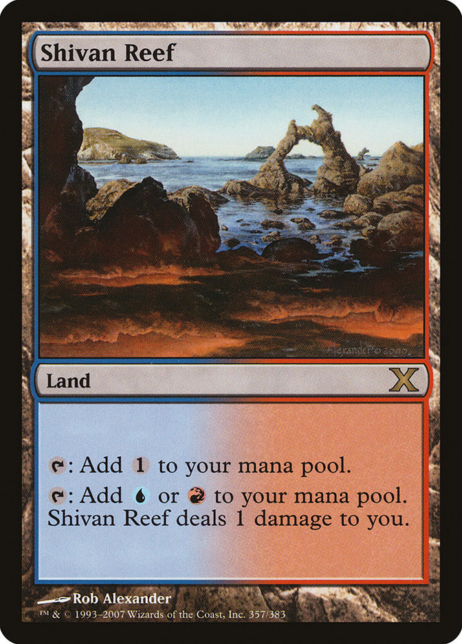 Shivan Reef (Tenth Edition #357)