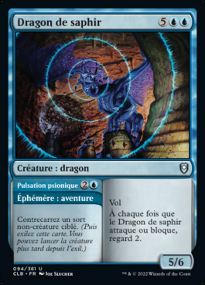 Sapphire Dragon // Psionic Pulse