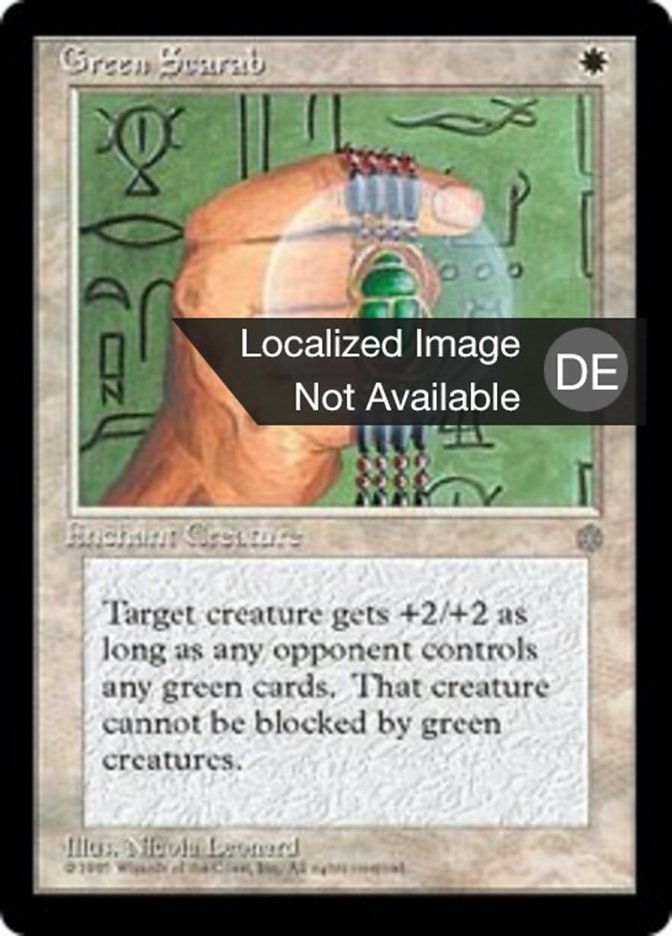 Green Scarab (Ice Age #28)