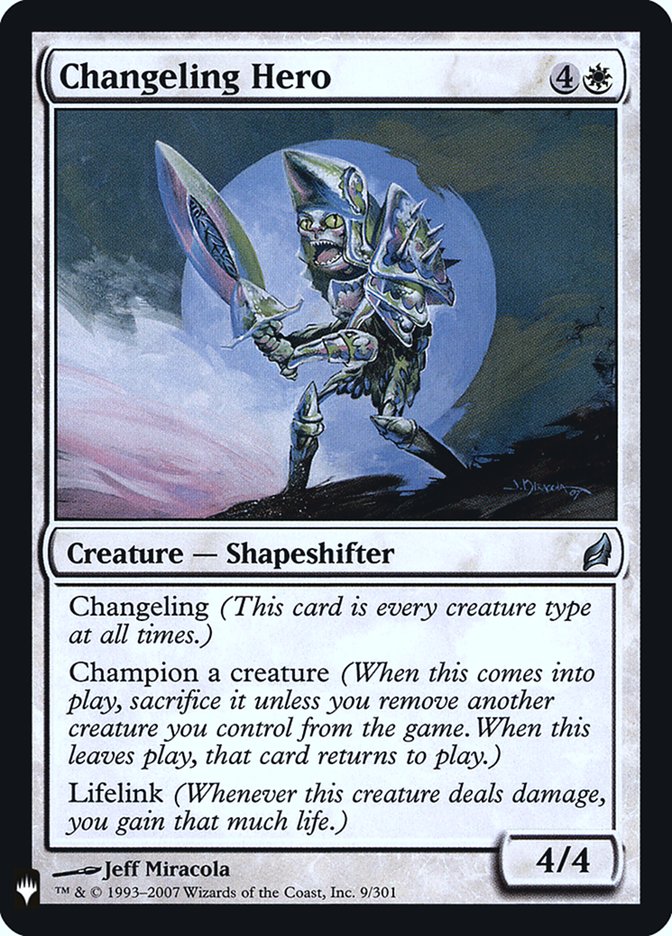 Changeling Hero (The List #LRW-9)