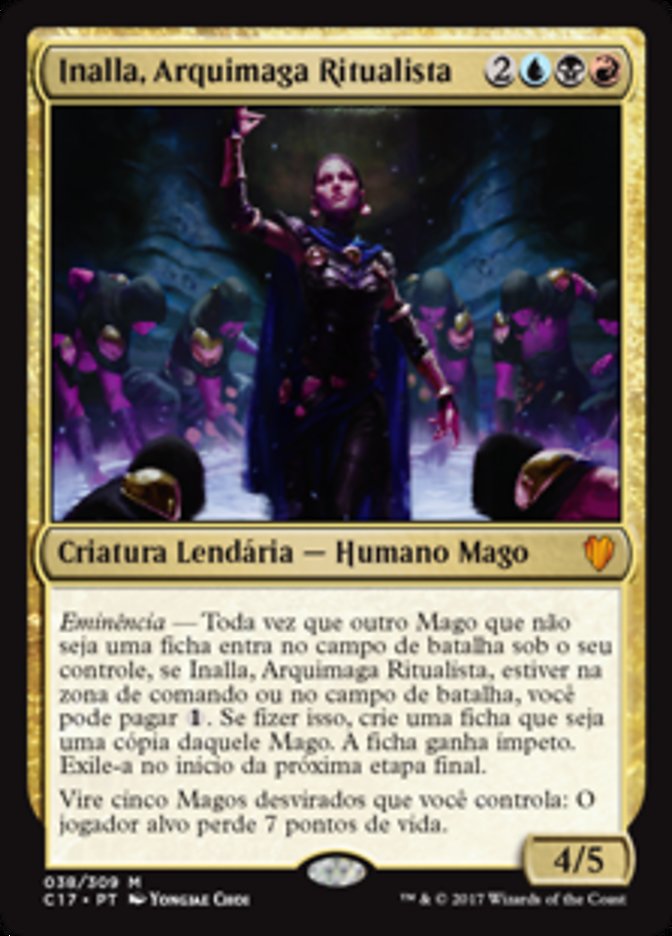 Inalla, Archmage Ritualist (Commander 2017 #38)