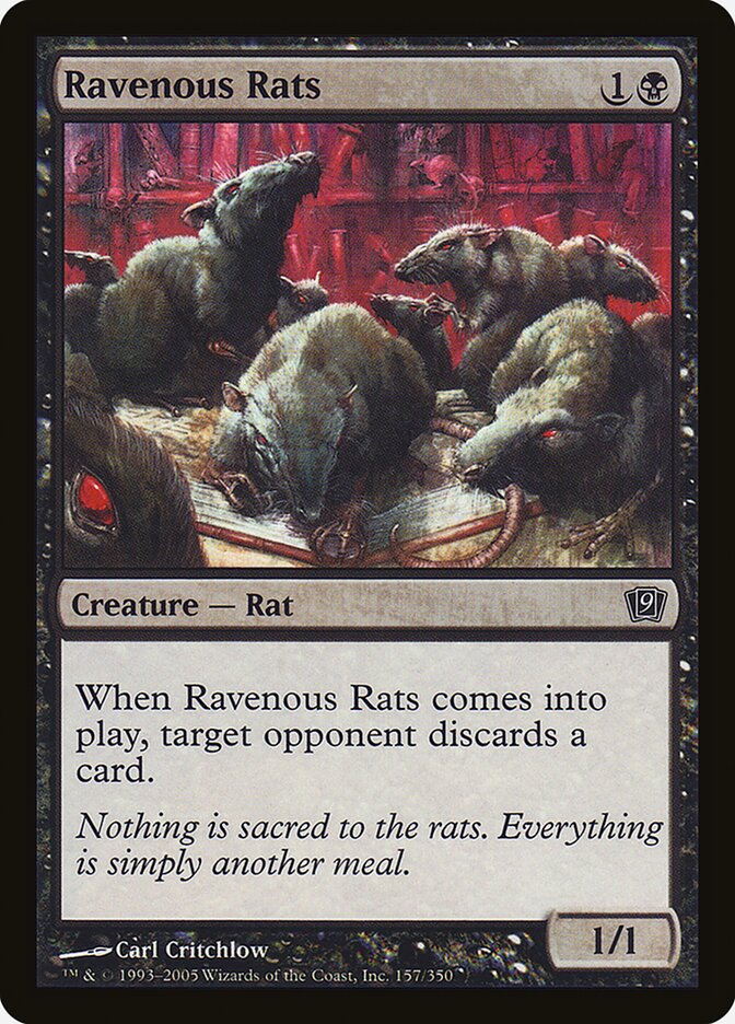 Ravenous Rats (Ninth Edition #157★)