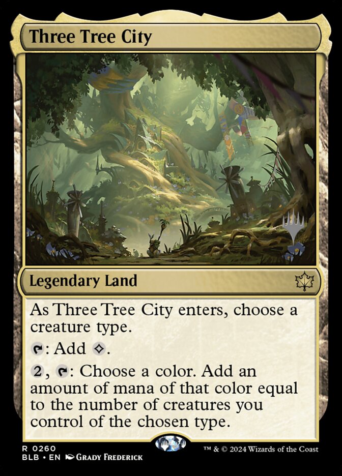 Three Tree City (Bloomburrow Promos #260p)