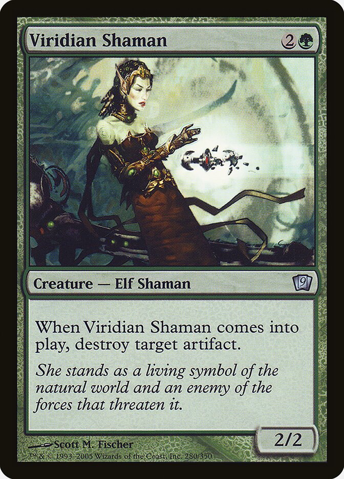 Viridian Shaman (Ninth Edition #280★)