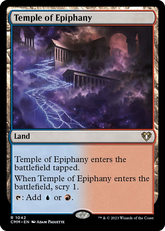 Temple of Epiphany (Commander Masters #1042)