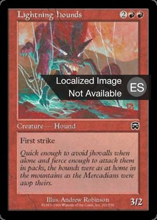 Lightning Hounds (Mercadian Masques #201)