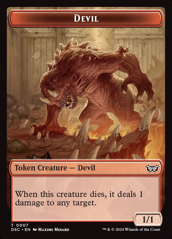 Devil (Duskmourn Commander Tokens #7)