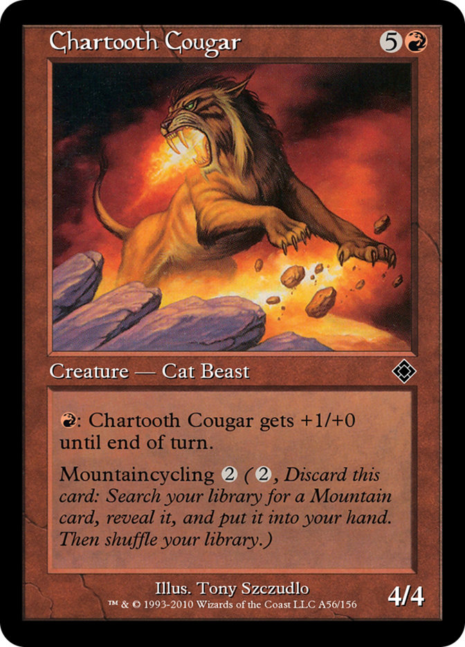 Chartooth Cougar (Magic Online Theme Decks #A56)