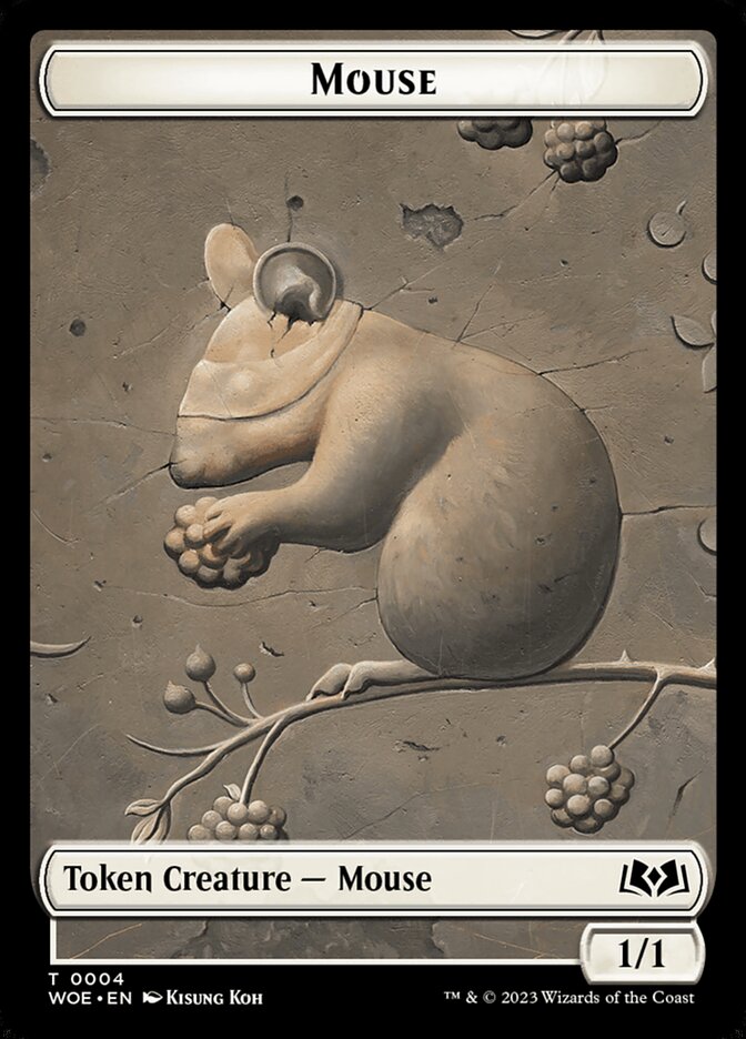 Mouse (Wilds of Eldraine Tokens #4)