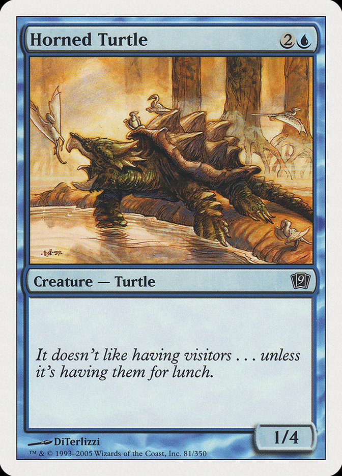 Horned Turtle (Ninth Edition #81)