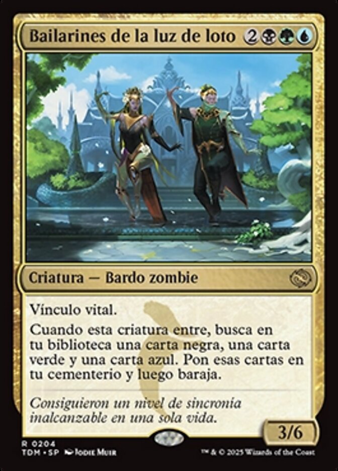 Bailarines de la luz de loto