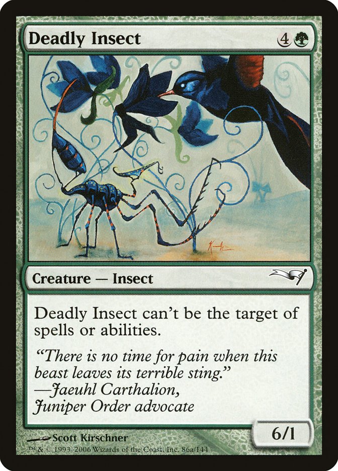 Deadly Insect (Coldsnap Theme Decks #86a)