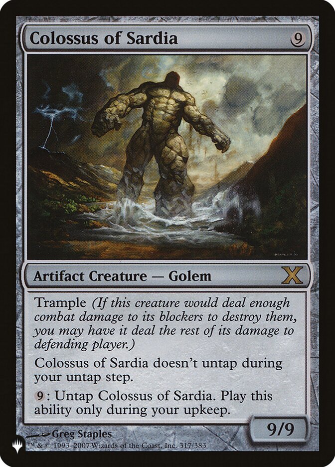 Colossus of Sardia (The List #10E-317)