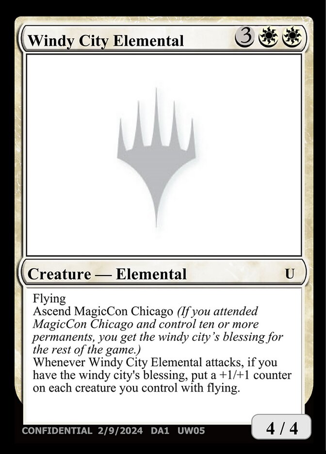 Windy City Elemental (Unknown Event #UW05b)