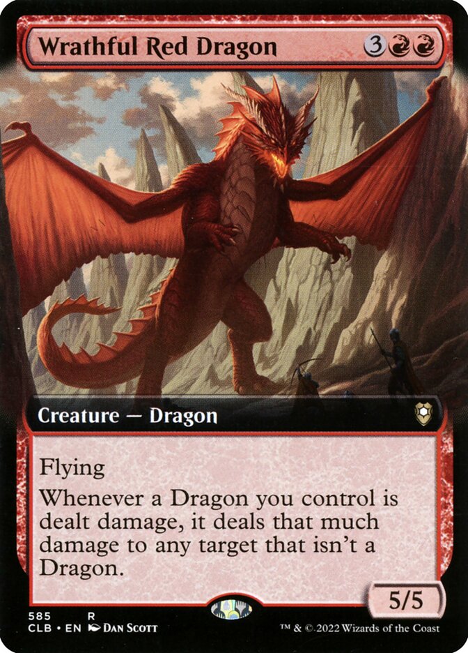 Wrathful Red Dragon (Commander Legends: Battle for Baldur's Gate #585)