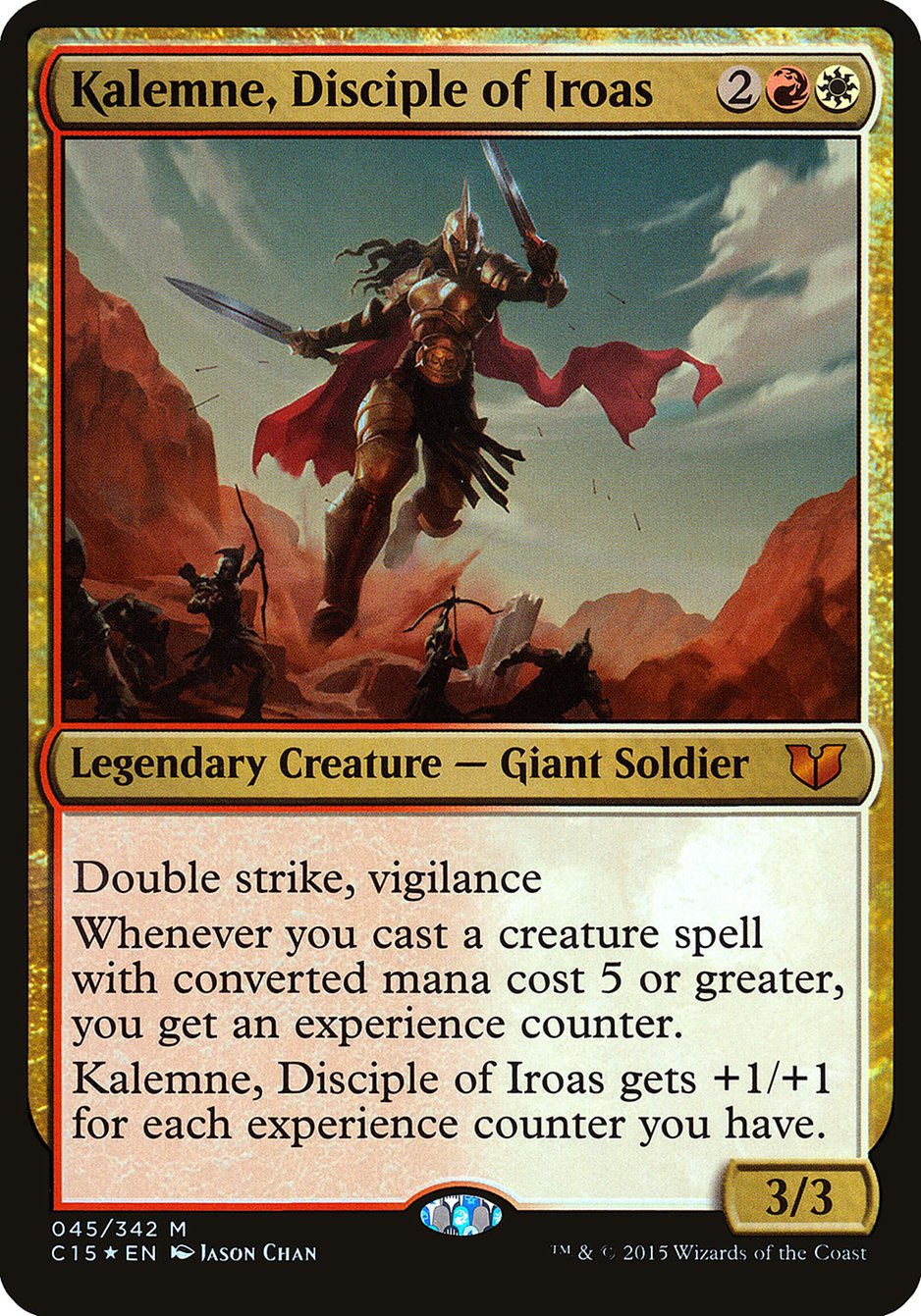 Kalemne, Disciple of Iroas (Commander 2015 Oversized #45)