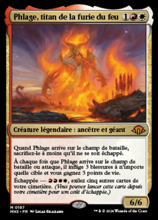 Phlage, Titan of Fire's Fury (Modern Horizons 3 #197)