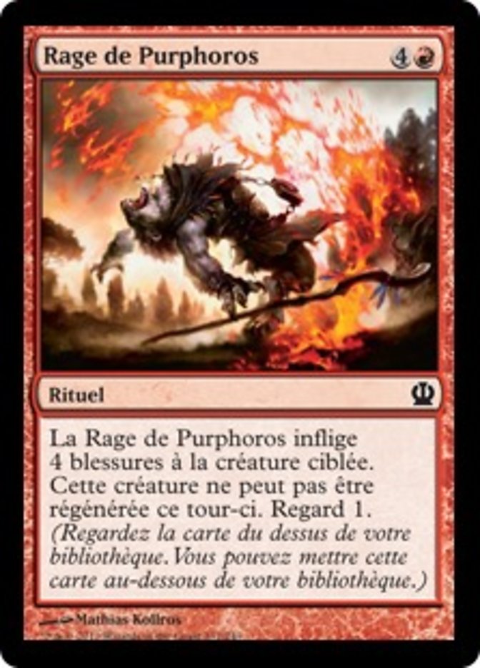 Rage of Purphoros (Theros #137)
