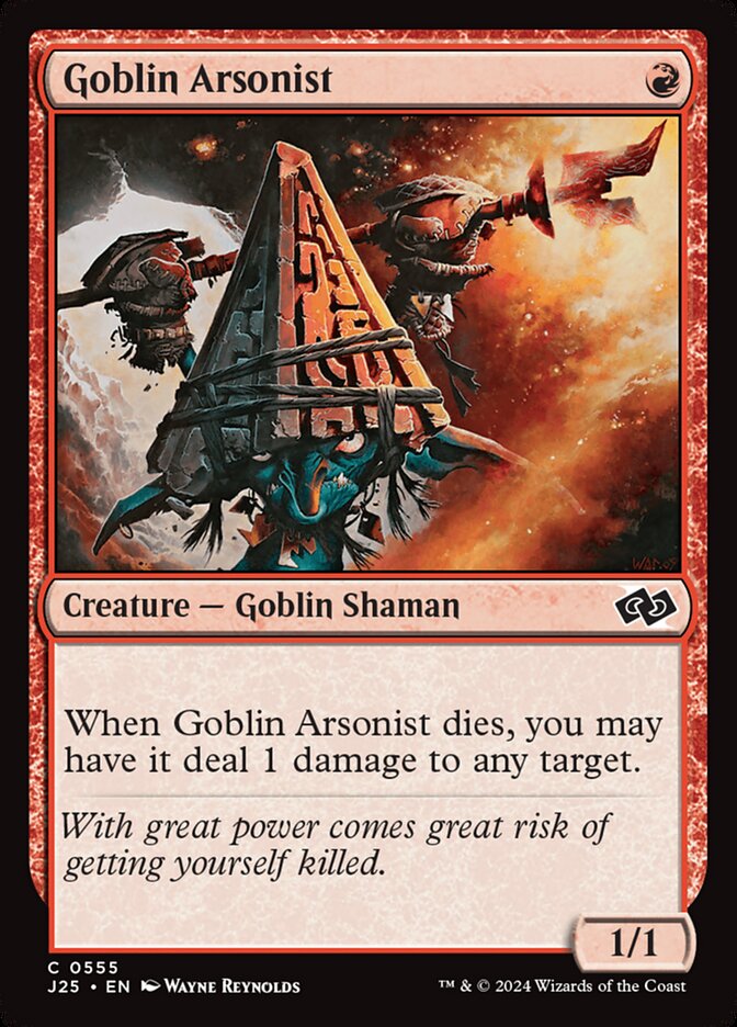 Goblin Arsonist (Foundations Jumpstart #555)