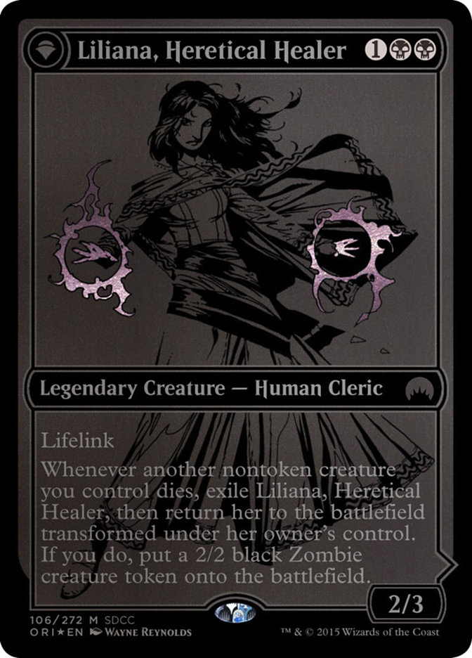 Liliana, Heretical Healer // Liliana, Defiant Necromancer (San Diego Comic-Con 2015 #106)