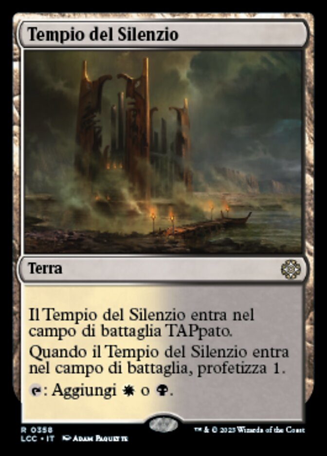 Temple of Silence (The Lost Caverns of Ixalan Commander #358)