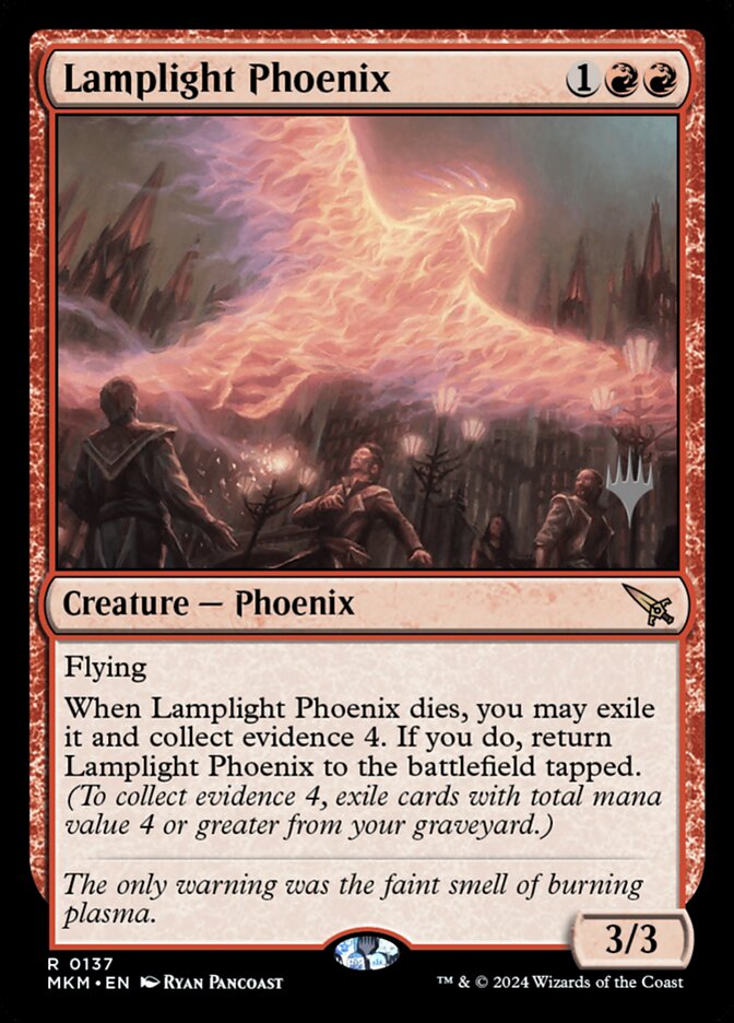 Lamplight Phoenix (Murders at Karlov Manor Promos #137p)