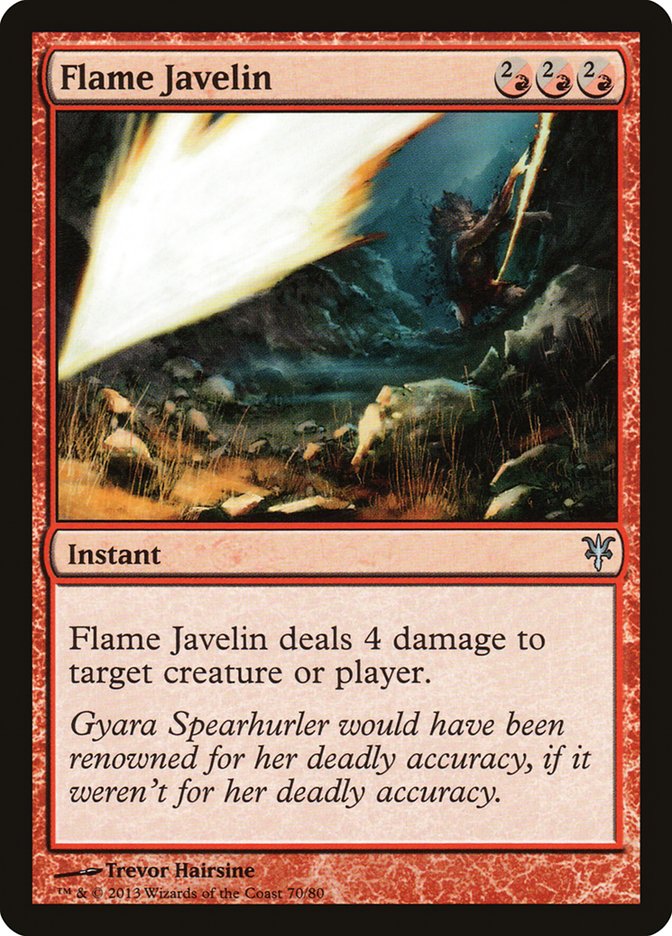 Flame Javelin (Duel Decks: Sorin vs. Tibalt #70)