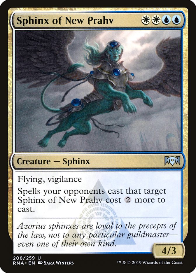 Sphinx of New Prahv (Ravnica Allegiance #208)