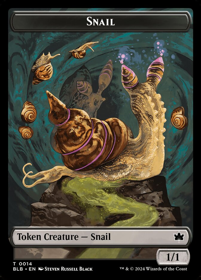 Snail (Bloomburrow Tokens #14)