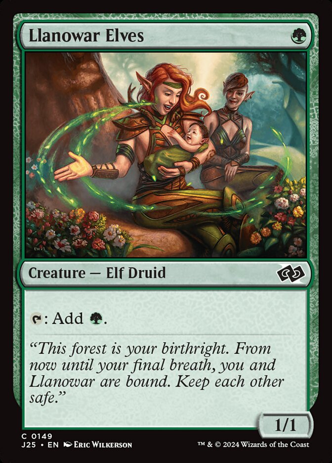 Llanowar Elves (Foundations Jumpstart #149)