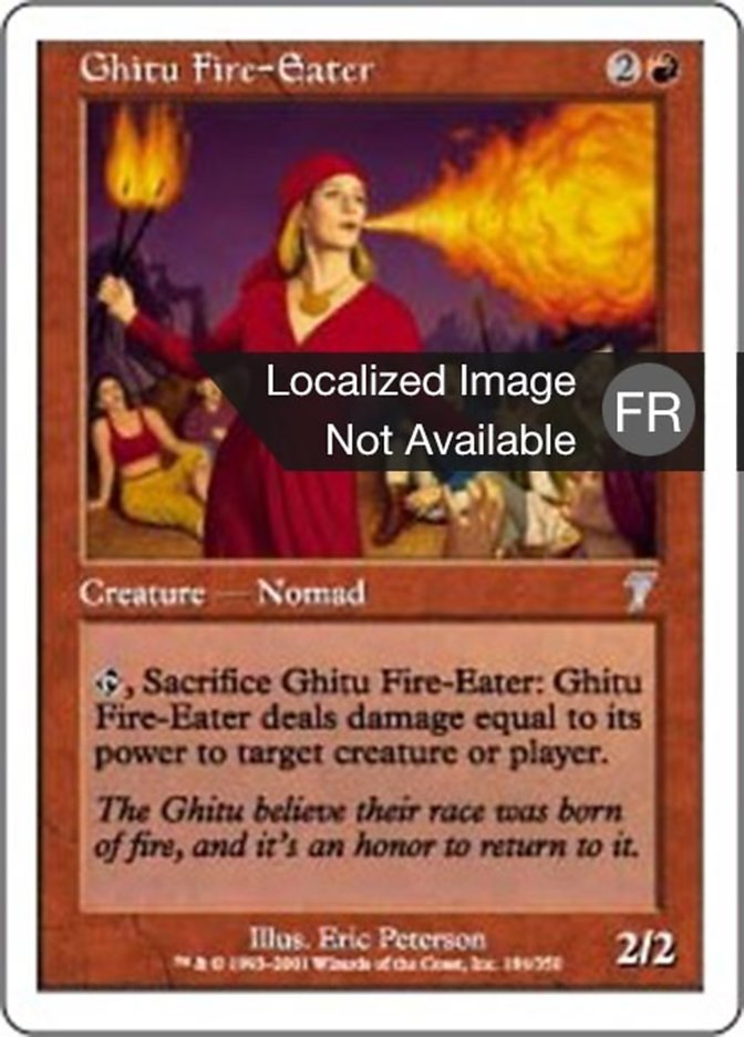 Ghitu Fire-Eater (Seventh Edition #184)