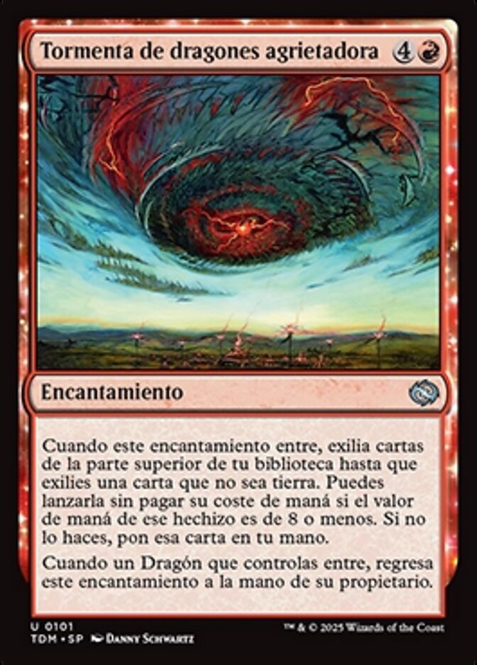 Tormenta de dragones agrietadora