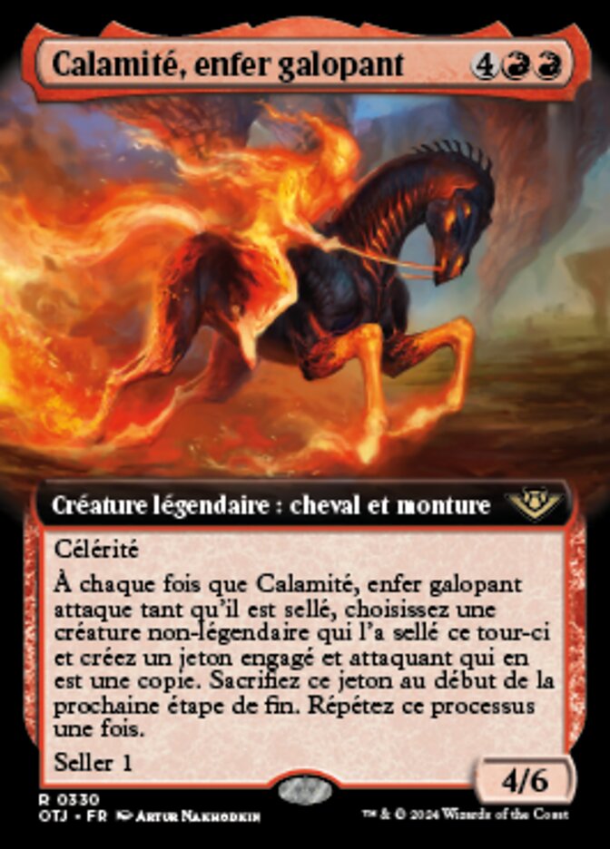 Calamité, enfer galopant