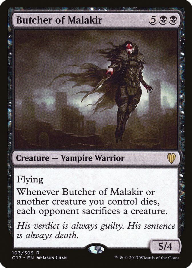 Butcher of Malakir (Commander 2017 #103)