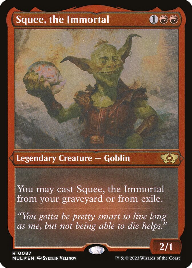 Squee, the Immortal – Etched Foil