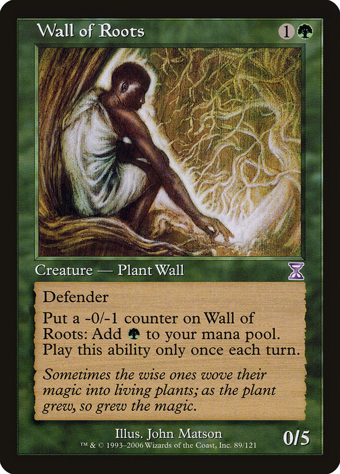 Wall of Roots · Time Spiral Timeshifted (TSB) #89 · Scryfall Magic 