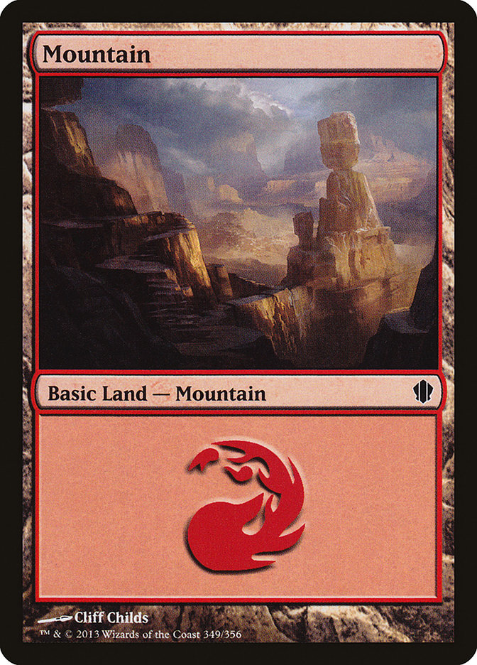 Mountain (Commander 2013 #349)