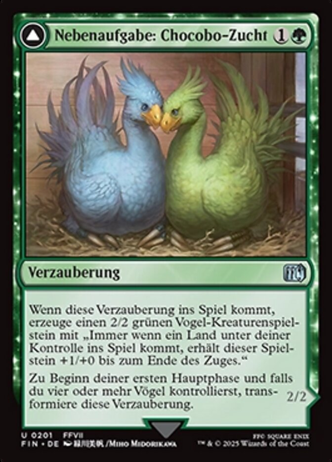 Nebenaufgabe: Chocobo-Zucht