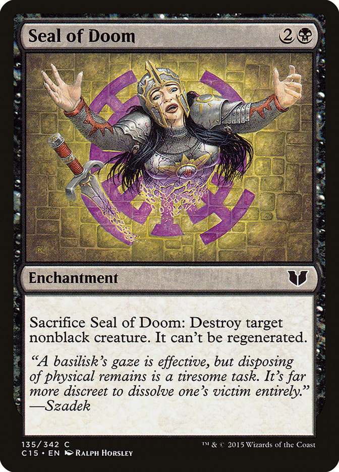 Seal of Doom (Commander 2015 #135)