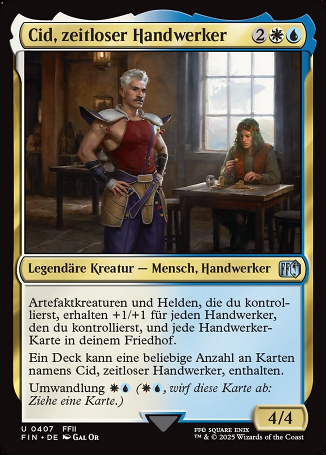 Cid, zeitloser Handwerker