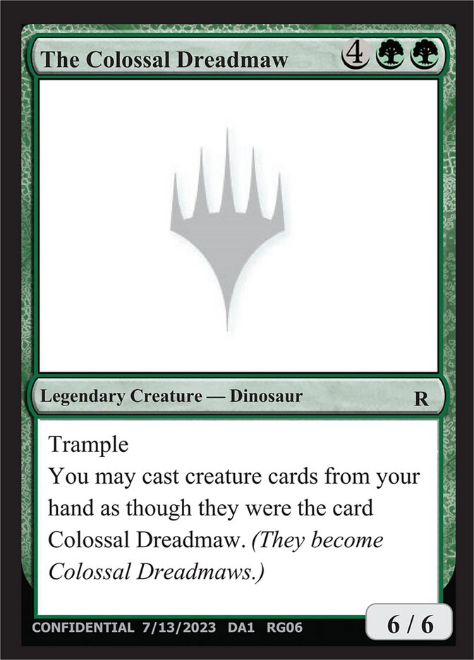 The Colossal Dreadmaw (Unknown Event #RG06b)