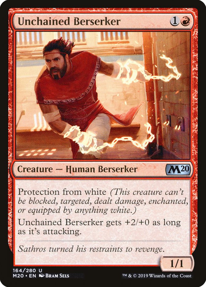 Unchained Berserker (Core Set 2020 #164)