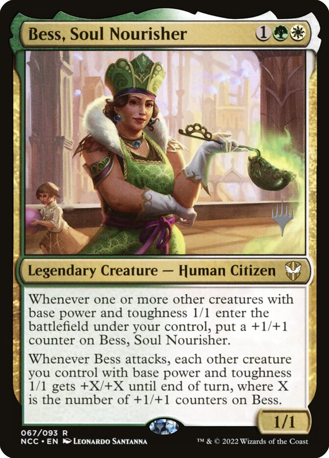Bess, Soul Nourisher (New Capenna Commander Promos #67p)