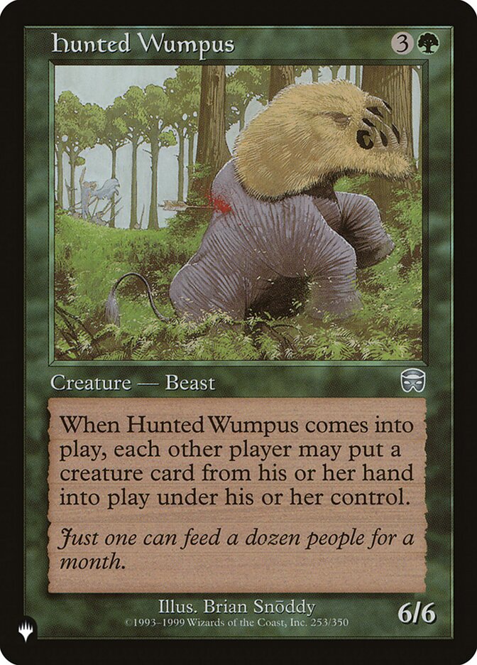 Hunted Wumpus (The List #MMQ-253)