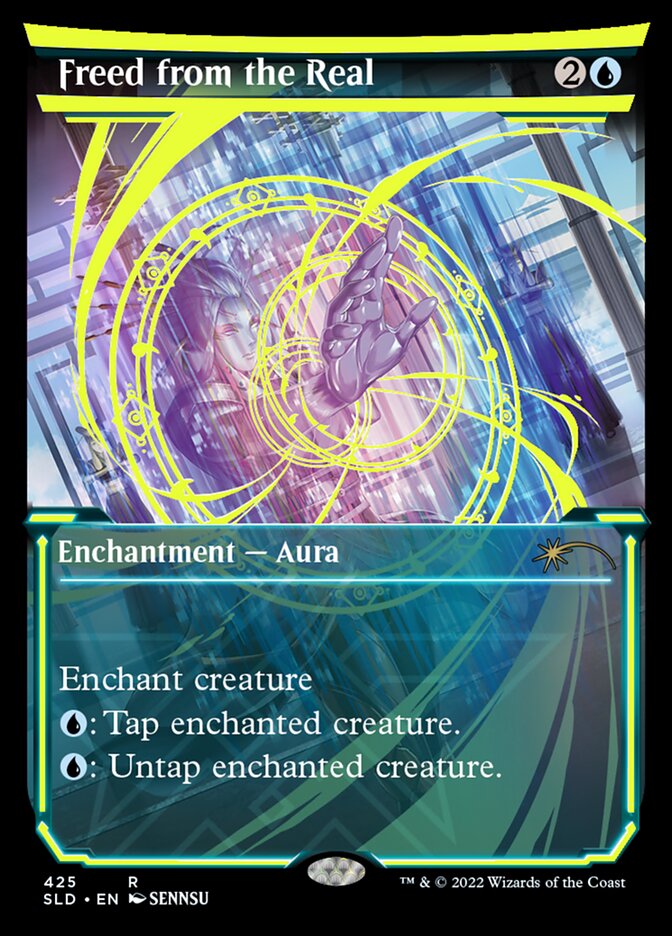 Freed From The Real Secret Lair Drop SLD 425 Scryfall Magic The Freed From The Real Secret Lair Drop SLD 425 Scryfall Magic The
