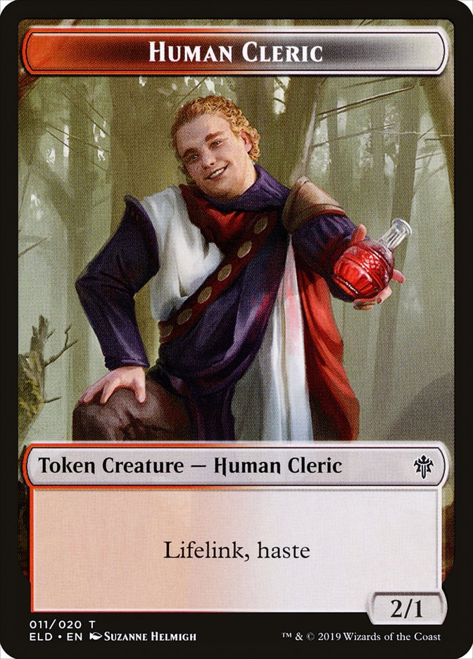 Human Cleric (Throne of Eldraine Tokens #11)