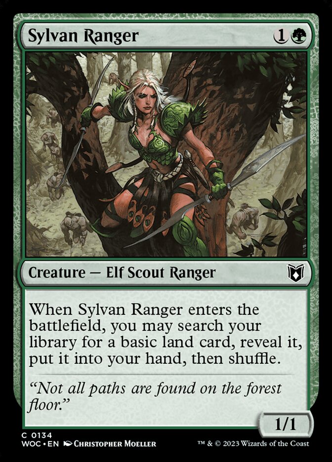Sylvan Ranger (Wilds of Eldraine Commander #134)