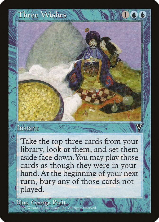 Three Wishes · Visions (VIS) #45 · Scryfall Magic The Gathering Search