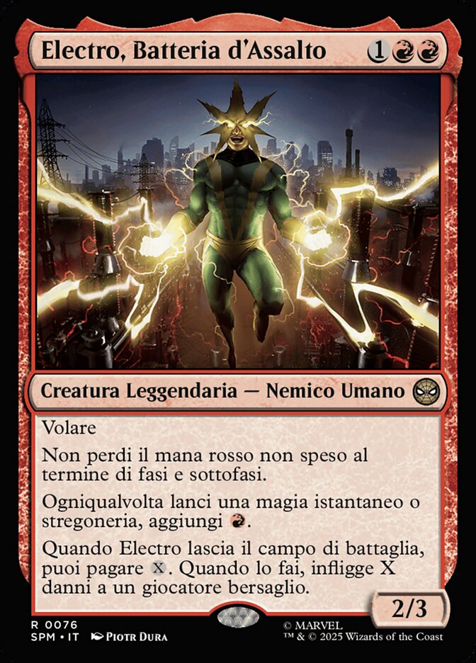 Electro, Batteria d'Assalto